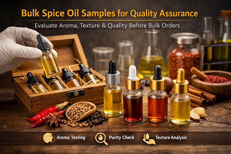Spice oil quality testing process